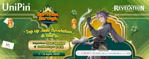 Dapatkan Item Spesial Revelation Hanya di UniPin + Cashback UniPin Credits Hingga 75%!
